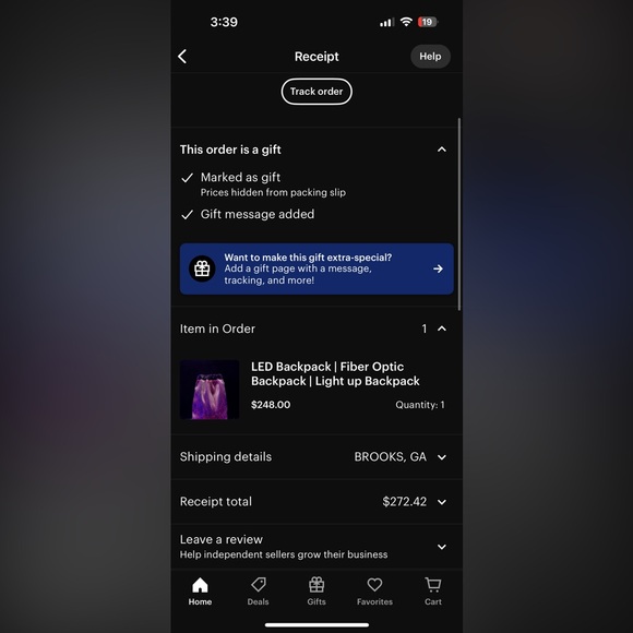 LED Chargeable Drawstring Bag - Picture 11 of 11